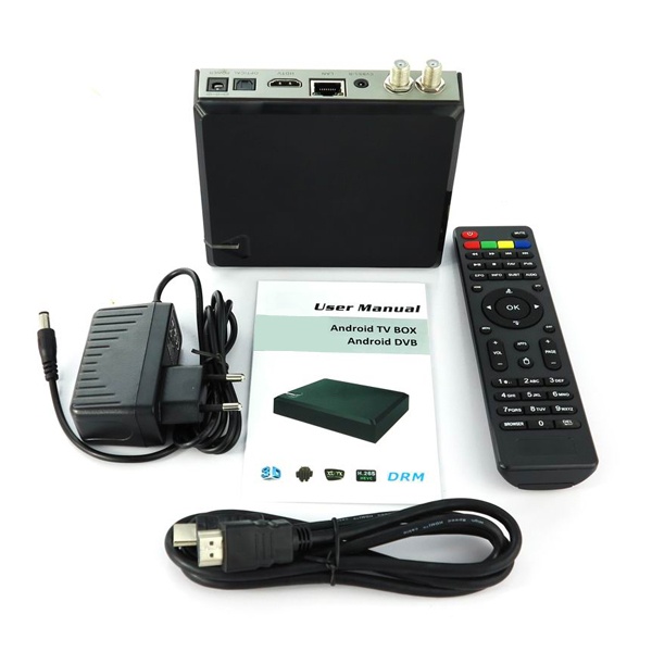 Digital Tuner Box Android Hybrid TV Box HR-GTS28 Digital Tuner Box Android Hybrid TV Box HR-GTS28