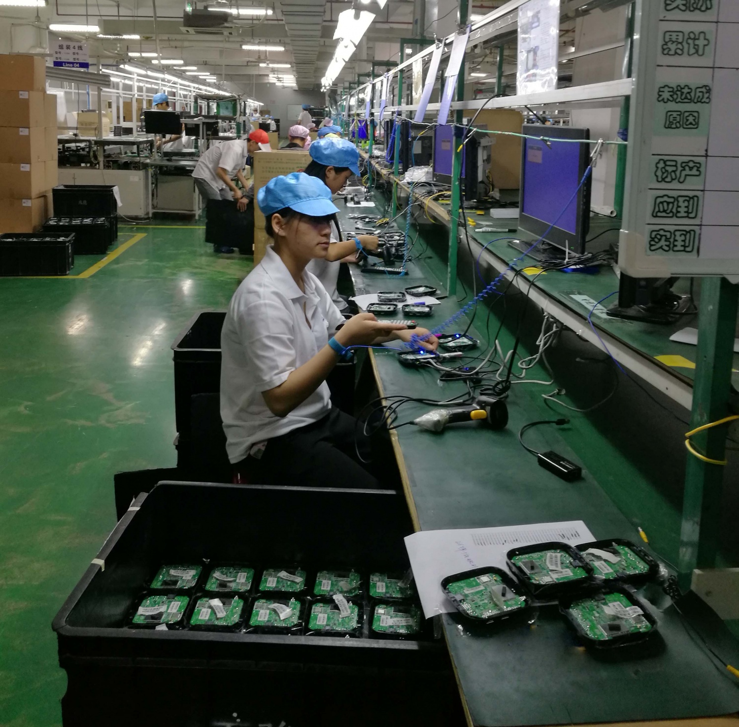 IPTV Box Assembly line